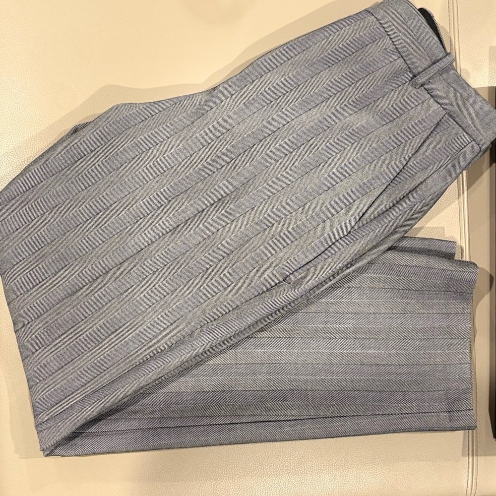 Aritzia Babaton Black and White Herringbone Pants
